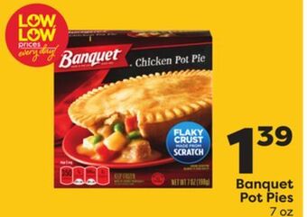 Weis Markets Banquet pot pies offer