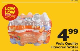 Weis Markets Weis quality flavored water offer