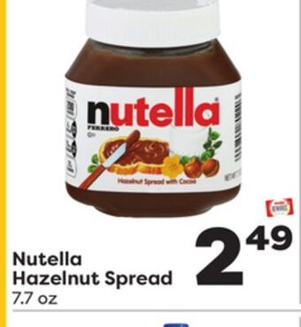 Weis Markets Nutella hazelnut spread offer