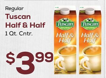DeCicco & Sons Tuscan half & half offer