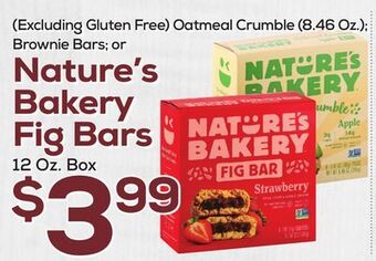 DeCicco & Sons Nature's bakery fig bars 12 oz. box offer