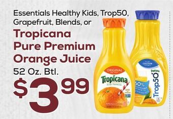 DeCicco & Sons Tropicana pure premium orange juice offer