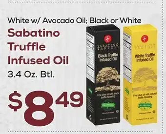 DeCicco & Sons Sabatino truffle infused oil offer