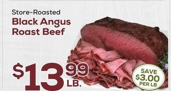 DeCicco & Sons Black angus roast beef offer