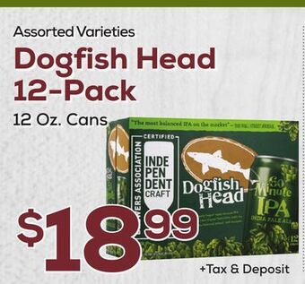 DeCicco & Sons Dogfish head 12-pack offer