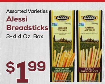 DeCicco & Sons Alessi breadsticks offer