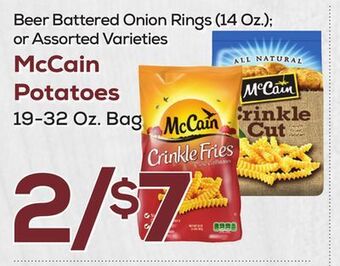 DeCicco & Sons Mccain potatoes, 19-32 oz. bag offer