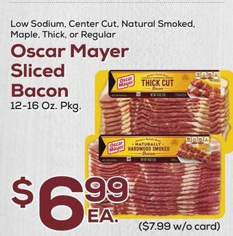 DeCicco & Sons Oscar mayer sliced bacon offer