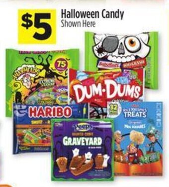 Dollar General Halloween Candy Shown Here offer