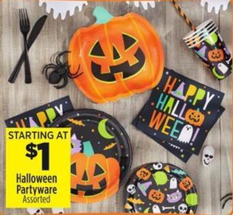 Dollar General Halloween Partyware Assorted offer