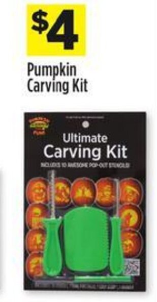Dollar General Pumpkin Carving Kit offer