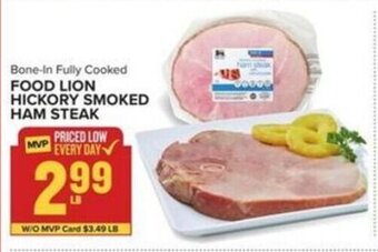 Food Lion Food Lion Hickory Smoked Ham Steak offer