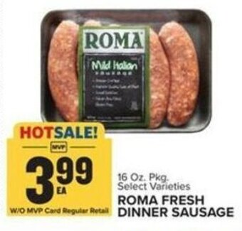 Food Lion Roma Fresh Dinner Sausage offer