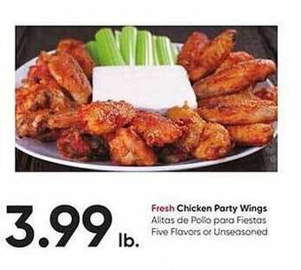 Stater Bros Chicken party wings offer