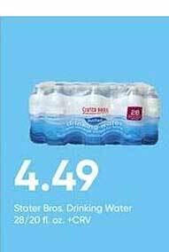 Stater Bros Stater bros, drinking water offer