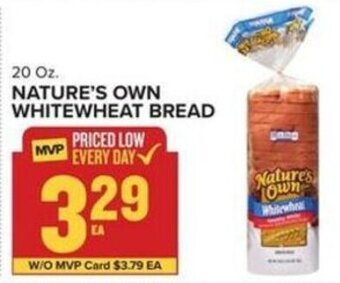 Food Lion Nature's Own Whitewheat Bread offer