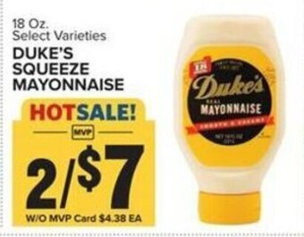 Food Lion Duke's Squeeze Mayonnaise offer