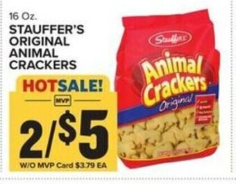 Food Lion Stauffer's Original Animal Crackers offer