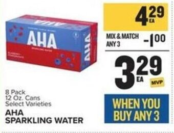 Food Lion Aha Sparkling Water offer