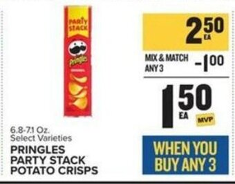 Food Lion Pringles Party Stack Potato Crisps offer