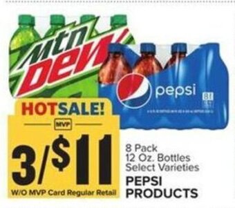 Food Lion Pepsi Products 8 Pack 12 oz. Bottles offer