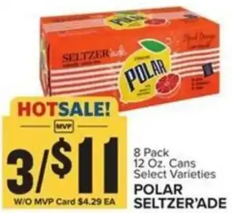 Food Lion Polar Seltzer'ade 8 Pack 12 oz. Cans offer