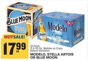 Food Lion Modelo, Stella Artois or Blue Moon offer