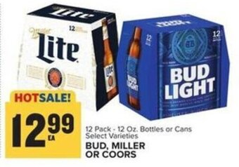 Food Lion Bud, Miller or Coors offer