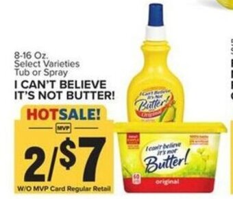 Food Lion I Can't Believe It's Not Butter offer
