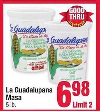 Jewel-Osco La guadalupana masa offer