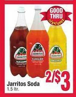 Jewel-Osco Jarritos soda offer