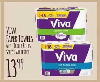 Jewel-Osco Viva paper towels offer