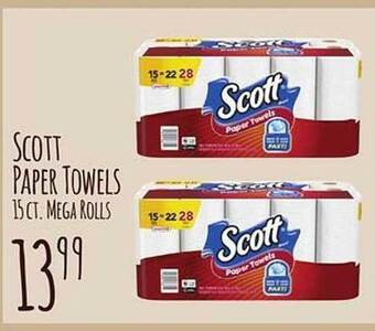 Jewel-Osco Scott paper towels offer