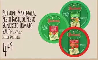 Jewel-Osco Buitoni marinara, pesto basil or pesto sundried tomato sauce offer