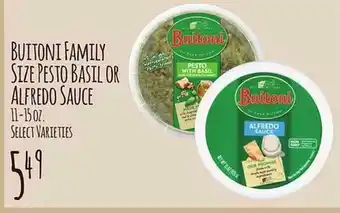 Jewel-Osco Buitoni family size pesto basil or alfredo sauce offer