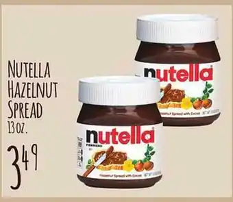 Jewel-Osco Nutella hazelnut spread offer
