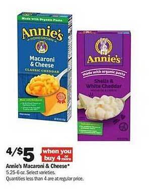 Meijer Annie's macaroni & cheese offer