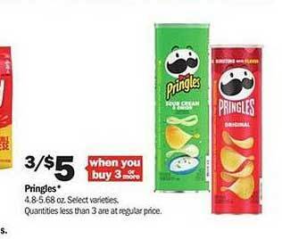 Meijer Pringles offer