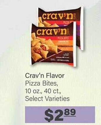 Commissary Crav'n flavor pizza bites offer