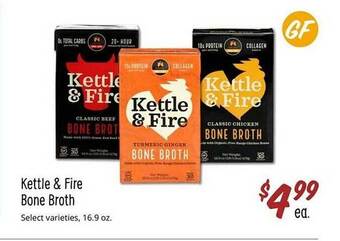 Sprouts Farmers Market Kettle & fire bone broth offer
