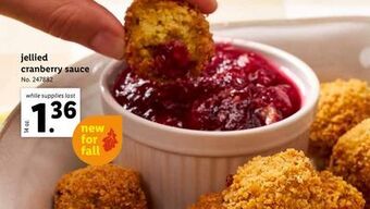 Lidl Jellied cranberry sauce offer