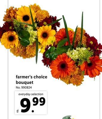 Lidl Farmer's choice bouquet offer