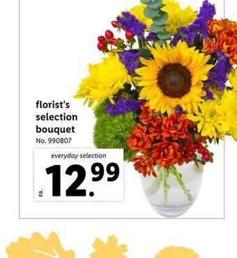 Lidl Florist's selection bouquet offer