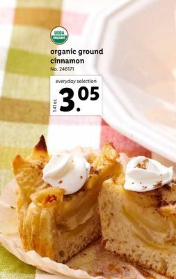Lidl Organic ground cinnamon offer