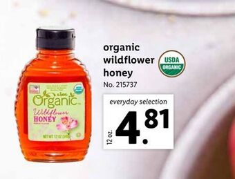 Lidl Organic wildflower honey offer