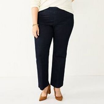 Kohl's Plus size croft & barrow® effortless stretch bootcut pants offer