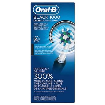 Walgreens Black 1000 crossaction electric toothbrush black offer