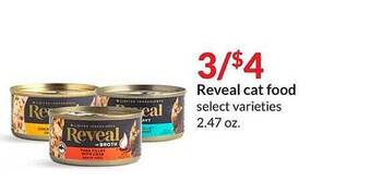 Hy-Vee Reveal cat food offer