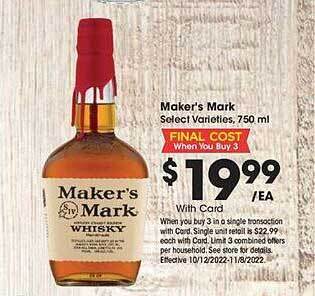 Ralphs Maker's mark offer