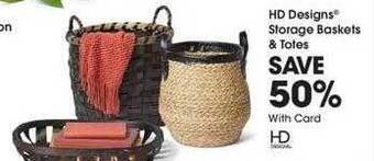 King Soopers Hd designs storage baskets & totes offer